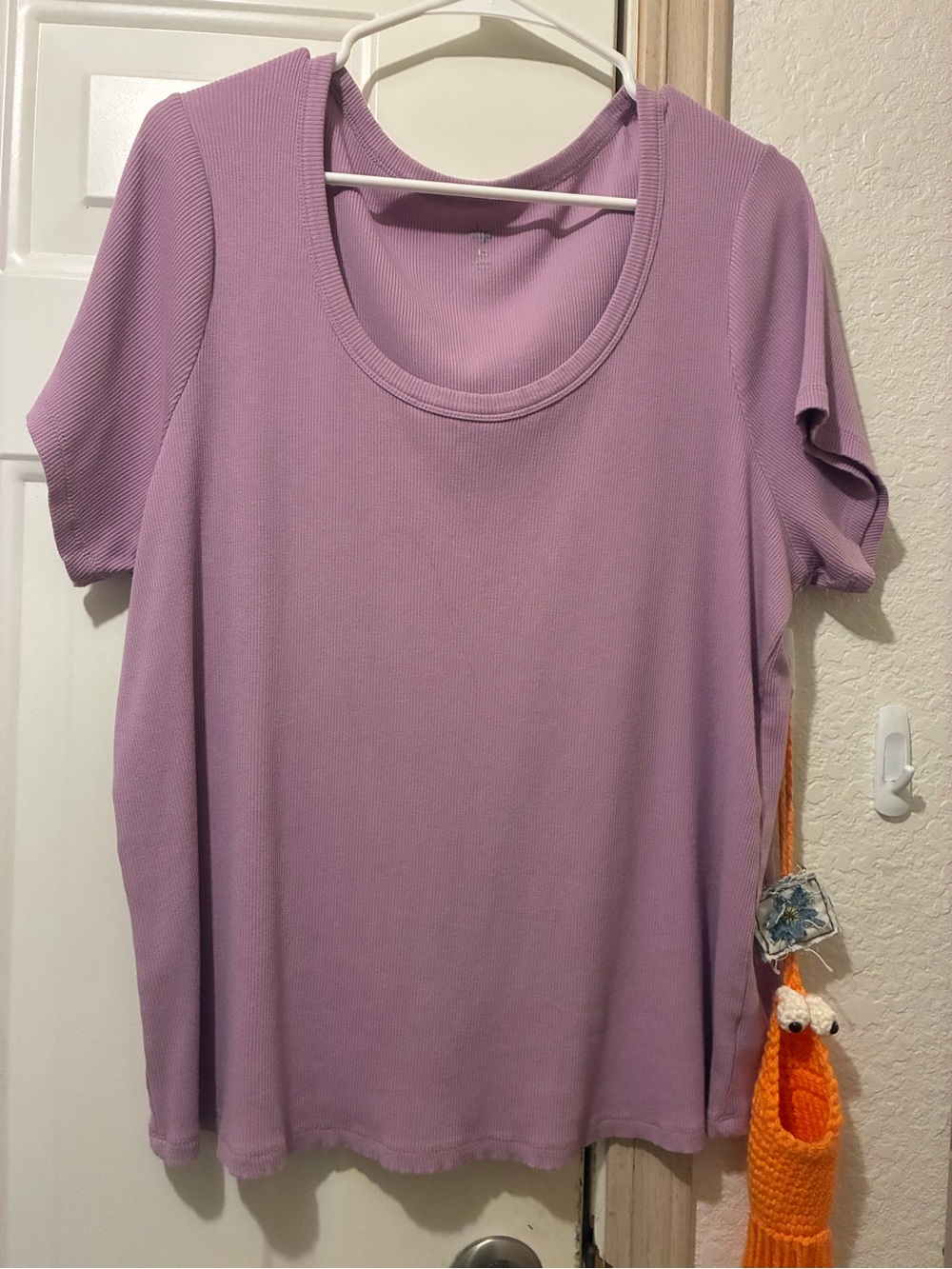 dip Lilac Scoop Neck Short Sleeve Tee
